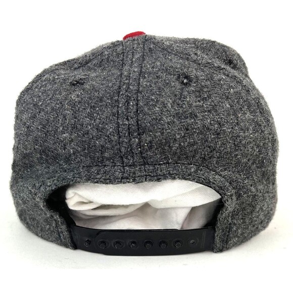 Vintage Ohio State Buckeyes USA Made Gray Wool Snapback Paramount Cap MFG Rare - Picture 3 of 9